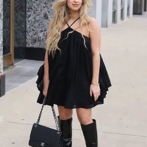 Brand new with tags- black mini trapeze dress MABLE
